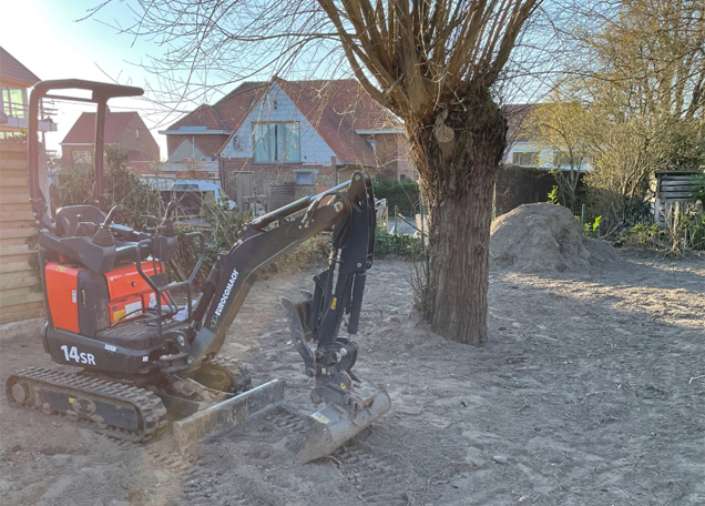 Tuinen Vancanneyt - Grondwerken